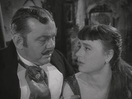 Harriet Andersson and Åke Grönberg in Sawdust and Tinsel (1953)