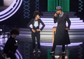 Martha Issová and Yemi Akinyemi in Tvoje tvár má známý hlas (2016)