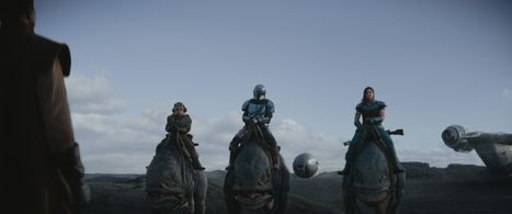 Misty Rosas and Brendan Wayne in The Mandalorian (2019)