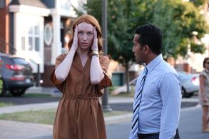 Kira Guloien and Shan Chetty in Glass Houses (2020)