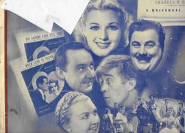 Sterling Holloway, Virginia Bruce, Franklin Pangborn, Jean Rogers, Kent Taylor, and Nydia Westman in When Love Is Young 