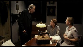 Zuzana Bydzovská, Borík Procházka, and Sabina Remundová in The Butcher of Prague (2011)