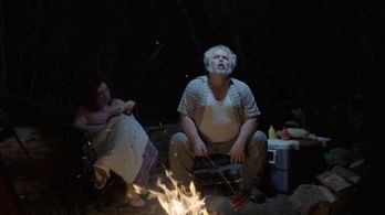 Still from the alien abduction scene from my commercial for 