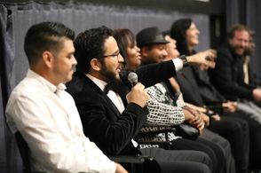 Edreace Purmul at an event for The Playground (2017)