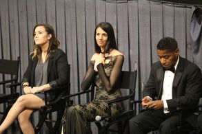 Merrick McCartha, Ghadir, and Raye Richards at an event for The Playground (2017)