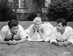 Sal Mineo, Sue George, and John Saxon in Rock, Pretty Baby! (1956)