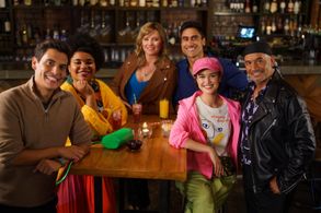 Rawiri Jobe, Ebony Vagulans, Lucy Lawless, Joe Naufahu, Tatum Warren-Ngata and Temuera Morrison for My Life Is Murder (S