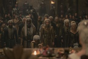 Eve Best, Wil Johnson, Steve Toussaint, and Theo Nate in House of the Dragon (2022)