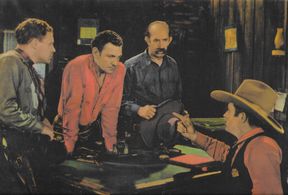 Don Chapman, Buck Jones, Frank Rice, and F.R. Smith in Border Law (1931)