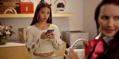 Grace Dumdaw as Eden in And Just Like That Season 2.