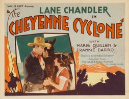 Lane Chandler, Marie Quillan, and Raven the Horse in The Cheyenne Cyclone (1931)