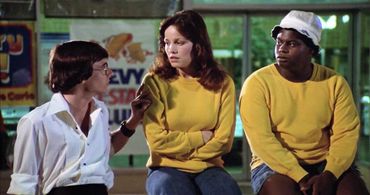 Debra Clinger, David Damas, and Joel Kenney in Midnight Madness (1980)