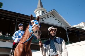 Nelsan Ellis and Otto Thorwarth in Secretariat (2010)