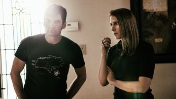 Director Lisa J Dooley and DP Danny Belinkie on set of 'Ben Is Dead'.