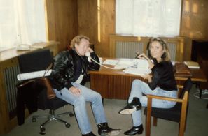 Writing session on « 1492 » with Ridley Scott