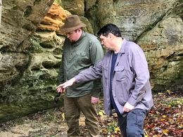 Setting up a scene for Bigfoot The Legend is Real