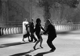 Mario Pisu and Barbara Steele in 8½ (1963)