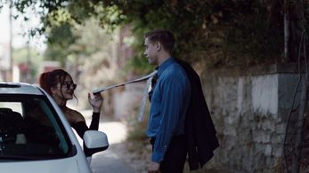 Olivia Castanho and Collin Chute in Late Night Swim
