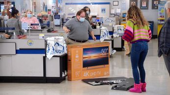 Danny Gura and Kelly Schumann in Superstore: Lowell Anderson (2021)