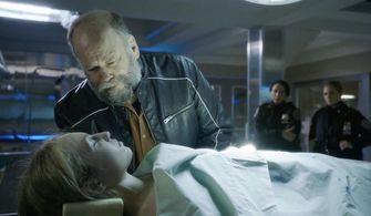 Leah Pressman, Brian Keane, Lauren Patten and Vanessa Ray in 'Blue Bloods'.