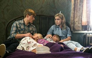 Kiernan Shipka and Mason Dye in The Dollanganger Saga (2014)