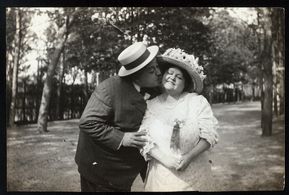 Hughie Mack and Kate Price in The Coming of Gretchen (1913)
