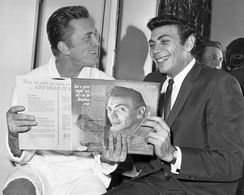 Kirk Douglas and Ed Ames