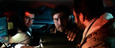 Arjun Singh Panam, Tom England, and Joshua Ford in Cosmos (2019)