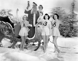 W.C. Fields, Marie Burton, Eleanor Counts, Eleanor Keaton, and Gwen Kenyon in The Big Broadcast of 1938 (1938)