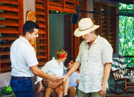 Still of Horacio Louis, John Savage, Vincent Spano and Lacey Dorn in Torch