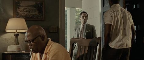 Samuel L. Jackson, Scott Daniel Johnson, Anthony Mackie in The Banker (2020)