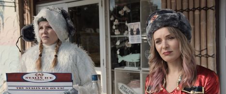 Emma Leonard and Claudia Dzienny in Wanderbust (2019)