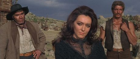 Romano Puppo, Frank Braña, and Nieves Navarro in The Big Gundown (1967)