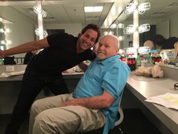 Neil Jain & Brian Dennehy in “Master Maggie”