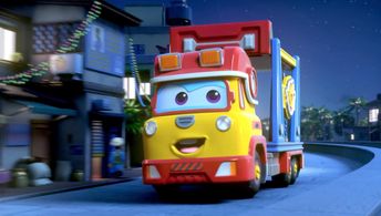 Remi in Super Wings Pajama Party