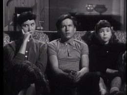 Lauren Chapin, Elinor Donahue, and Billy Gray in Father Knows Best (1954)