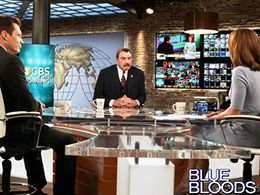 Tom Selleck, Holt McCallany, and Norah O'Donnell in Blue Bloods (2010)