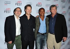 Cuba Gooding Jr., Dave Polsky, Michael Barker, and Tom Bernard