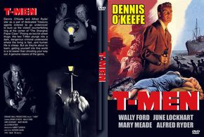 Mary Meade and Dennis O'Keefe in T-Men (1947)