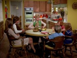Susan Dey, Danny Bonaduce, David Cassidy, Suzanne Crough, Brian Forster, and Shirley Jones in The Partridge Family (1970