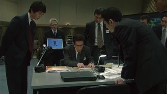 Shunji Fujimura, Takeshi Kaga, Ikuji Nakamura, Sota Aoyama, and Tatsuhito Okuda in Death Note (2006)