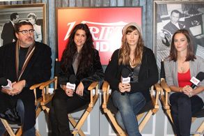 Alfred Molina, Jessica Biel, Francesca Gregorini, and Kaya Scodelario