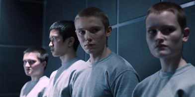 Jessica Arden Napier, Morgan Gao, Tristan Spohn, and Sparrow Nicole in Stranger Things: Chapter Seven: The Massacre at H