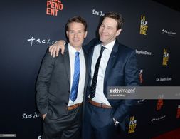 Ike Barinholtz and David Stassen in The Oath (2018)