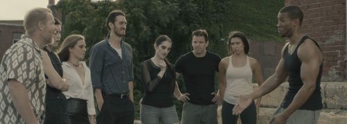 Megan Le, Mike Pfaff, Cedric Stewart, and Ben Chase in Lazarus Rising (2015)