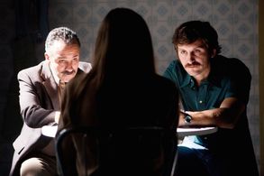 Javier Gutiérrez and Raúl Arévalo in Marshland (2014)