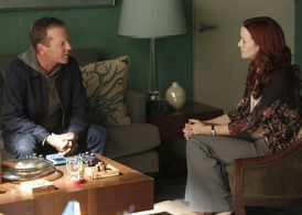 Kiefer Sutherland and Annie Wersching in Touch (2012)