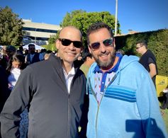 Tito Ortiz and Adam Sandler at the Netflix Leo Premiere
