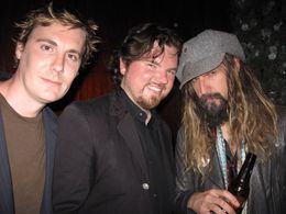 Patrick Melton, Marcus Dunstan and Rob Zombie at Halloween II premiere.