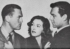 Nancy Kelly, Chester Morris, and Phillip Terry in Double Exposure (1944)